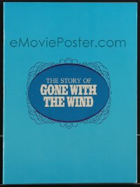 3p0263 GONE WITH THE WIND souvenir program book R1967 the story behind the most classic movie!