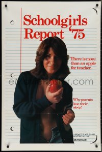 3p0875 SCHOOLGIRLS REPORT '75 1sh 1975 there's more than an apple for teacher!