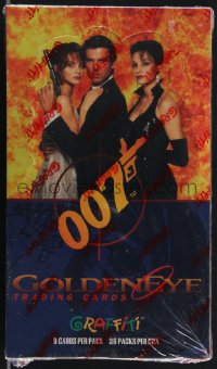 3p1687 GOLDENEYE sealed trading card box 1995 containing 36 unopened packs with 288 cards in all!