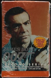 3p1688 JAMES BOND sealed trading card box 1993 Sean Connery as spy 007, Second Series, 360 cards!