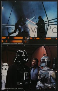 3p1412 EMPIRE STRIKES BACK 8 color 11x14 stills 1980 George Lucas, complete set without slugs!