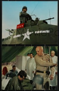 3p1376 PATTON 14 color 11x14 stills 1970 General George C. Scott, WWII, Franklin J. Schaffner!