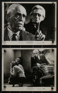 3p1788 DIE, MONSTER, DIE 6 8x10 stills 1965 AIP, images of creepy Boris Karloff, H.P. Lovecraft!