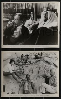 3p1752 LAWRENCE OF ARABIA 10 8x10 stills 1963 David Lean, O'Toole, Guinness, Sharif & cast candids!