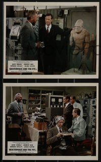 3p1703 QUATERMASS & THE PIT 8 color English FOH LCs 1967 Hammer, Five Million Years to Earth!