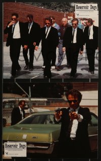 3p0372 RESERVOIR DOGS 8 French LCs 1992 Quentin Tarantino, Harvey Keitel, Steve Buscemi, Chris Penn!