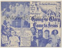 3p1607 GOING TO GLORY COME TO JESUS herald 1946 Devil promised her beautiful clothes & jewels, rare!