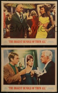 3p1542 BIGGEST BUNDLE OF THEM ALL 3 LCs 1968 sexy Raquel Welch, Robert Wagner, Edward G. Robinson!