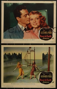 3p1547 DOWN TO EARTH 3 LCs 1946 Rita Hayworth takes the town in a whirl of dancing & romancing!