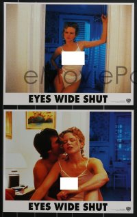 3p1414 EYES WIDE SHUT 8 LCs 1999 Stanley Kubrick directed, Tom Cruise, sexy Nicole Kidman!