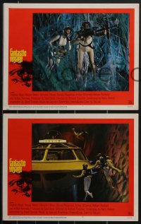 3p1415 FANTASTIC VOYAGE 8 LCs 1966 Raquel Welch journeys to the human brain, Fleischer sci-fi!