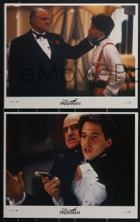 3p1421 FRESHMAN 8 LCs 1990 student Matthew Broderick & mobster Marlon Brando!