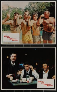 3p1431 HUSBANDS 8 LCs 1970 directed by John Cassavetes, great images of him and Ben Gazzara, Falk!