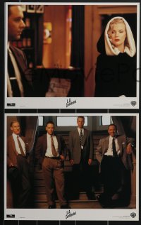 3p1442 L.A. CONFIDENTIAL 8 LCs 1997 Guy Pearce, Crowe, DeVito, Kim Basinger in white hood in one!