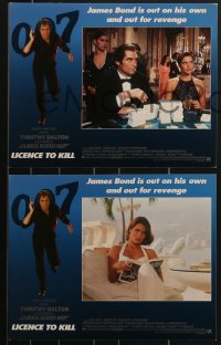 3p1445 LICENCE TO KILL 8 LCs 1989 Timothy Dalton as James Bond 007, he's out for revenge!