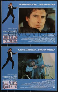 3p1447 LIVING DAYLIGHTS 8 LCs 1987 most dangerous Timothy Dalton as super spy James Bond 007!