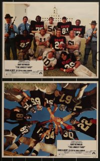 3p1449 LONGEST YARD 8 LCs 1974 Robert Aldrich prison football sports comedy, Burt Reynolds!