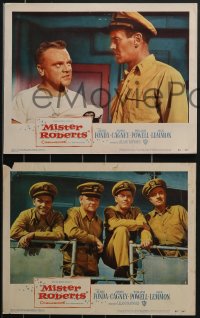 3p1386 MISTER ROBERTS 9 LCs 1955 Henry Fonda, James Cagney, William Powell, Jack Lemmon, John Ford!