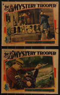 3p1555 MYSTERY TROOPER 3 chapter 1 LCs 1931 Buzz Barton Canadian Mountie serial, very rare!