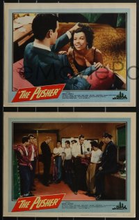 3p1507 PUSHER 6 LCs 1959 Harold Robbins early drug movie, Daddy, if you love me you'll get me a fix!