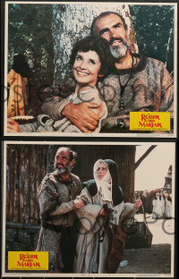 3p1474 ROBIN & MARIAN 8 LCs 1976 great images of Sean Connery, Audrey Hepburn, & Richard Harris!