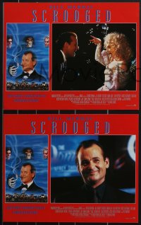 3p1477 SCROOGED 8 LCs 1988 Bill Murray, Karen Allen, John Forsythe, cool images!