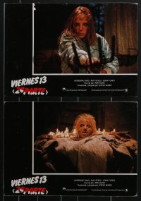 3p0235 FRIDAY THE 13th PART II 12 Spanish LCs 1981 slasher horror sequel, body count continues!