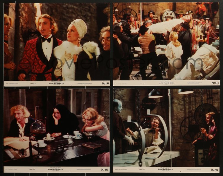 3p1495 Young Frankenstein 8 Color 11x14 Stills 1974 Mel Brooks Gene Wilder 