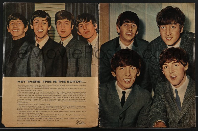 EMoviePoster.com: 3p0285 BEATLES Softcover Book 1964 The Best From ...