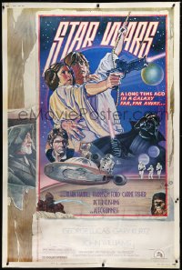 3r0120 STAR WARS style D 40x60 1978 George Lucas classic, circus poster art by Struzan & White!