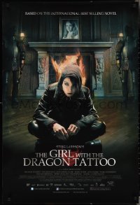 3r0766 GIRL WITH THE DRAGON TATTOO DS 1sh 2010 Stieg Larsson, Noomi Rapace as Lisbeth Salander!