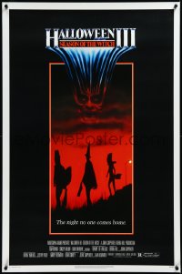 3r0778 HALLOWEEN III 1sh 1982 Season of the Witch, horror sequel, the night no one comes home!