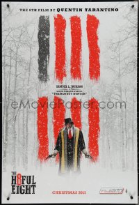 3r0787 HATEFUL EIGHT teaser DS 1sh 2015 Samuel Jackson is Major Marquis Warren, The Bounty Hunter!