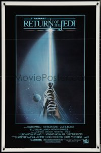 3r0917 RETURN OF THE JEDI int'l 1sh 1983 hands holding lightsaber by Tim Reamer!