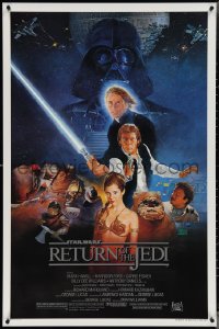 3r0916 RETURN OF THE JEDI style B 1sh 1983 George Lucas, Kazuhiko Sano artwork!