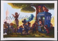 3r0198 DOCTOR WHO signed #2/30 15x21 art print 2013 by Patrick Ballesteros, Blind and Seek!