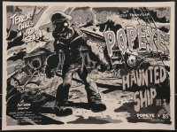 3r0254 FRANCESCO FRANCAVILLA #37/75 18x24 art print 2014 Popeye And The Haunted Ship, first edition!