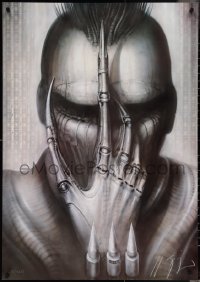 3r0555 H.R. GIGER signed #225/1000 26x37 art print 1980s creature used for Future Kill!