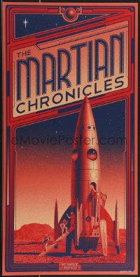 3r0271 MARTIAN CHRONICLES signed #5/30 12x24 art print 2013 by Timothy Anderson, first edition!