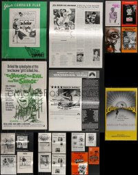 3s0443 LOT OF 25 UNCUT PRESSBOOKS 1960s-1970s great advertising for a variety of different movies!