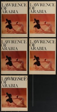 3s0320 LOT OF 5 LAWRENCE OF ARABIA SOUVENIR PROGRAM BOOKS 1962 David Lean & Peter O'Toole classic!