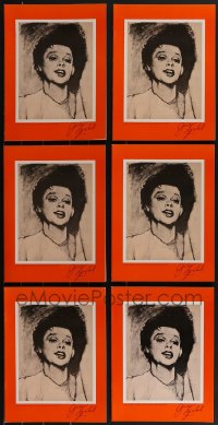 3s0316 LOT OF 6 STORY OF JUDY GARLAND SOUVENIR PROGRAM BOOKS 1960s great cover art of the legend!