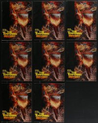 3s0315 LOT OF 8 TOWERING INFERNO SOUVENIR PROGRAM BOOKS 1974 Steve McQueen, Paul Newman, Berkey art