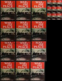 3s0304 LOT OF 30 WAR & PEACE SOUVENIR PROGRAM BOOKS 1966 Russian version of Tolstoy's epic novel!