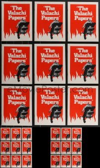 3s0305 LOT OF 27 VALACHI PAPERS SOUVENIR PROGRAM BOOKS 1972 Charles Bronson, Terence Young directed