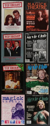 3s0331 LOT OF 8 MOVIE MAGAZINES 1980s-1990s filled with great images & articles!