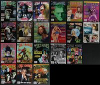 3s0324 LOT OF 20 CULT MOVIES MOVIE MAGAZINES 1990s-2000s filled with great images & articles!