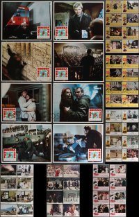 3s0360 LOT OF 55 1970S LOBBY CARDS 1970s complete sets from a variety of different movies!