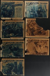 3s0384 LOT OF 7 MYSTERY TROOPER LOBBY CARDS 1931 Royal Canadian Mounted Police serial!