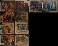 3s0381 LOT OF 10 LOBBY CARDS IN POOR CONDITION 1930s cool images from extremely rare titles!